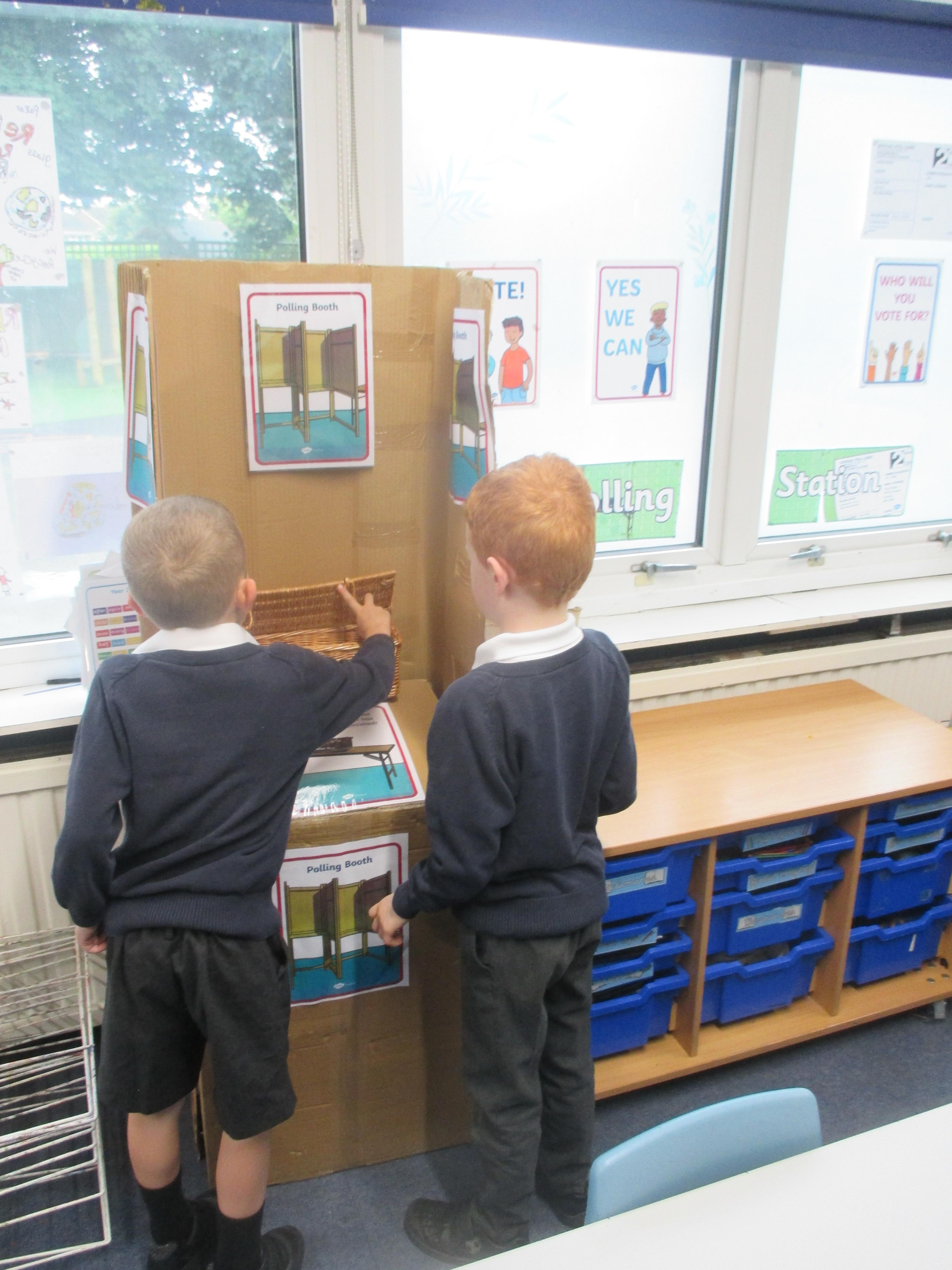 In Alligators we looked into democracy and had a polling booth for our election. We considered what we'd do if PM!