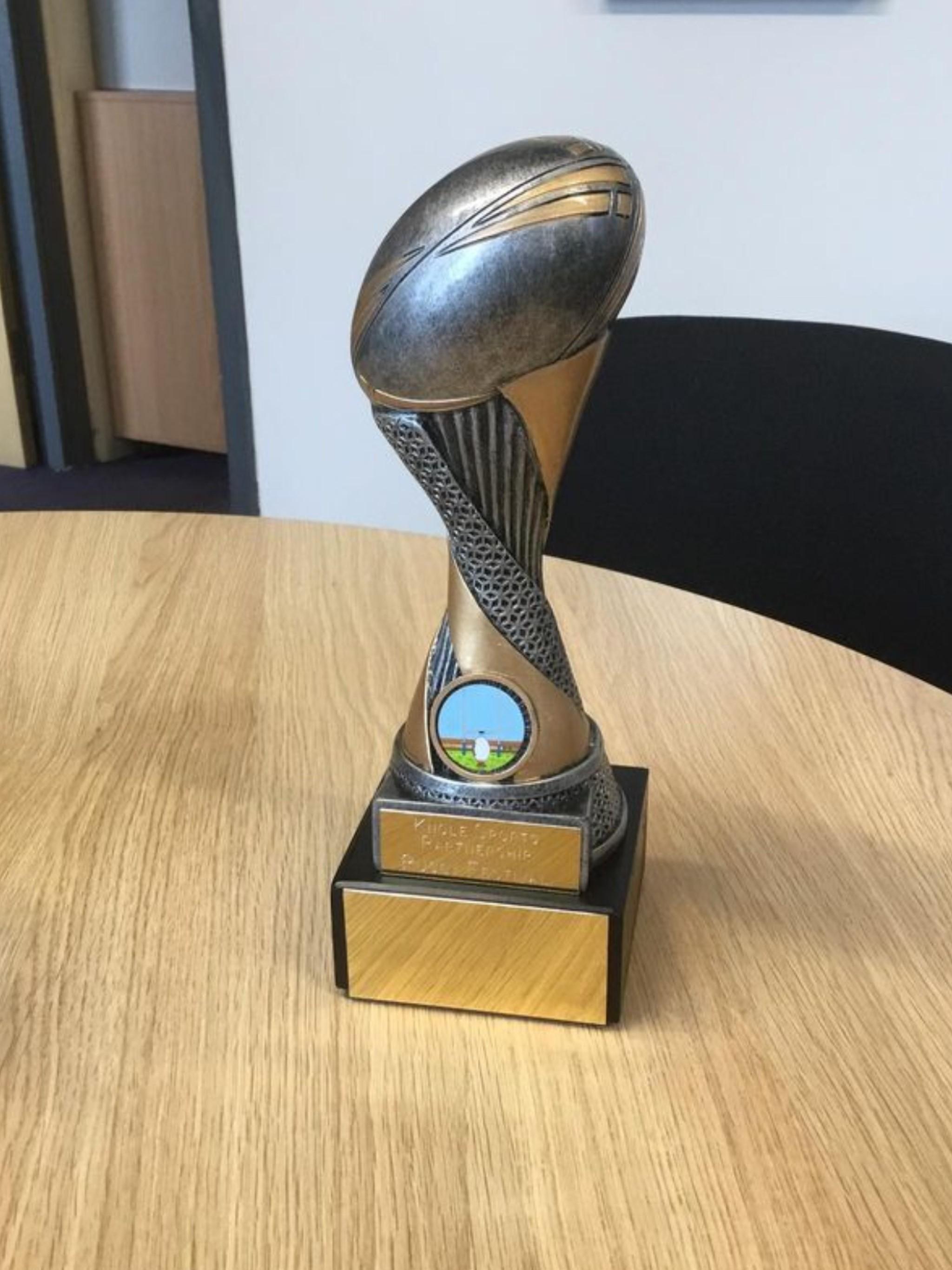 Breaking news! The Blue Team have won at The Rugby Festival- super proud to bring the trop